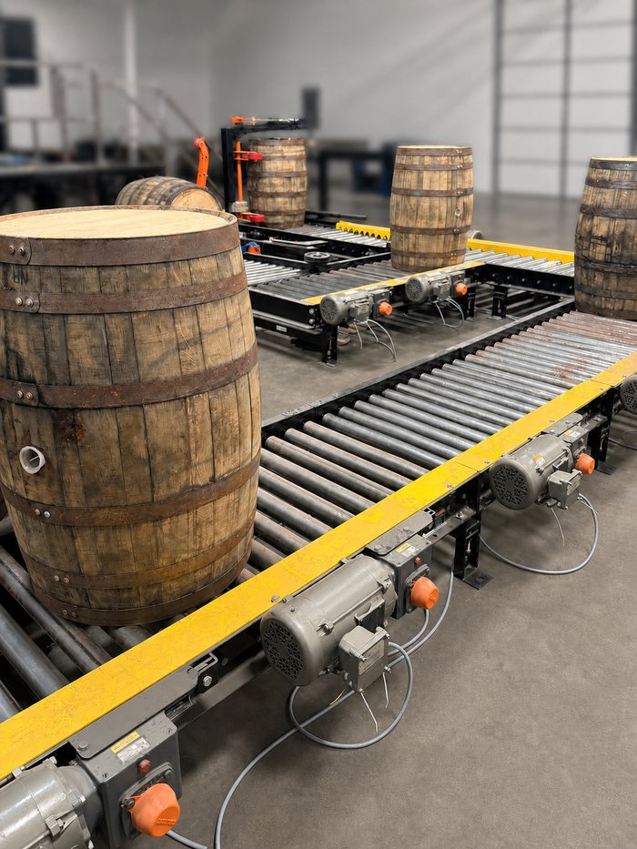 Roller conveyor system built by IAS